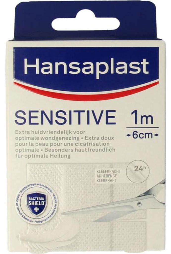 Hansaplast Sensitive 1 m x 6 cm (1 Stück)