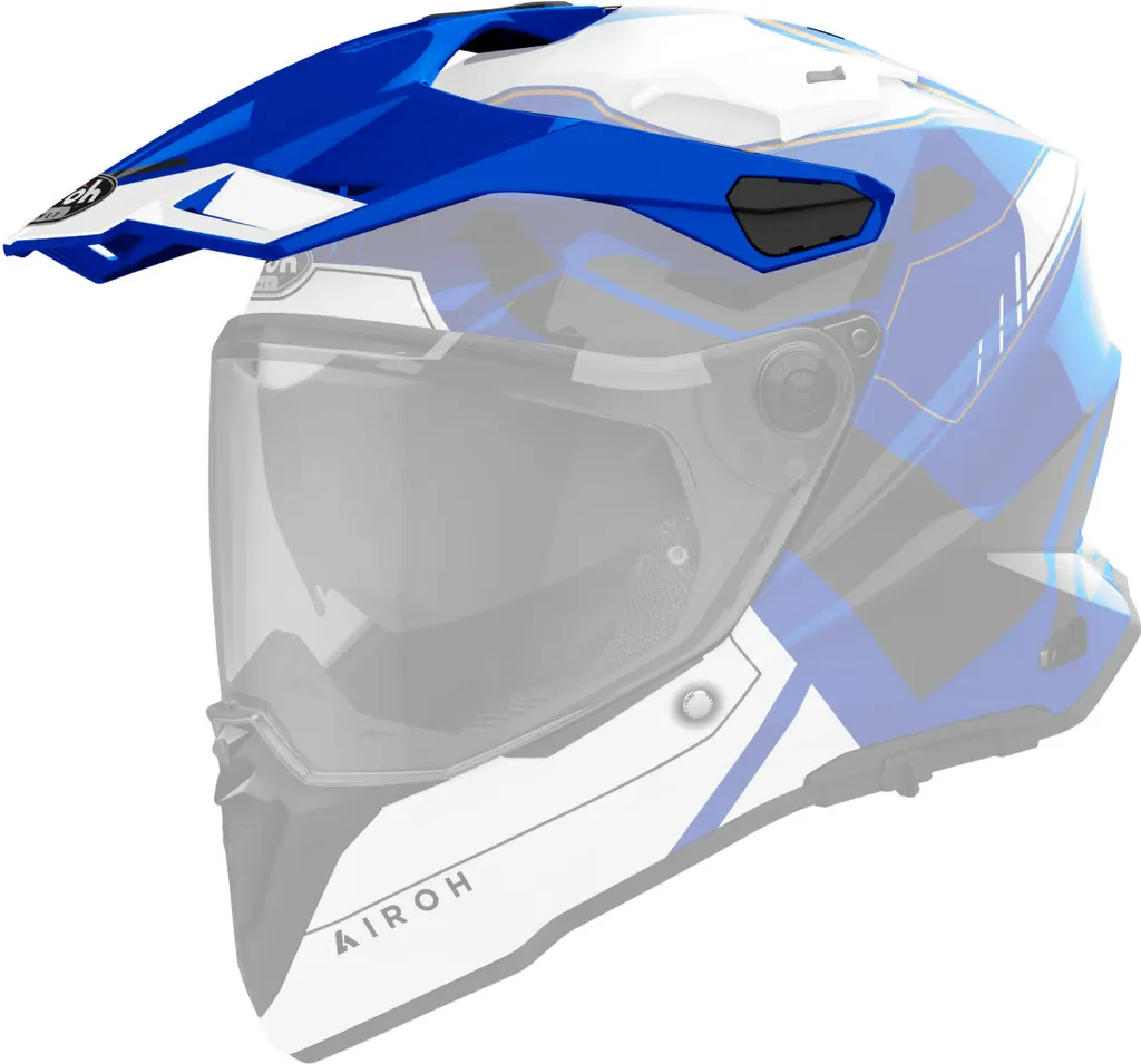 Visière Airoh Commander 2 Reveal Bleu Anti-Rayures et Haute Protection