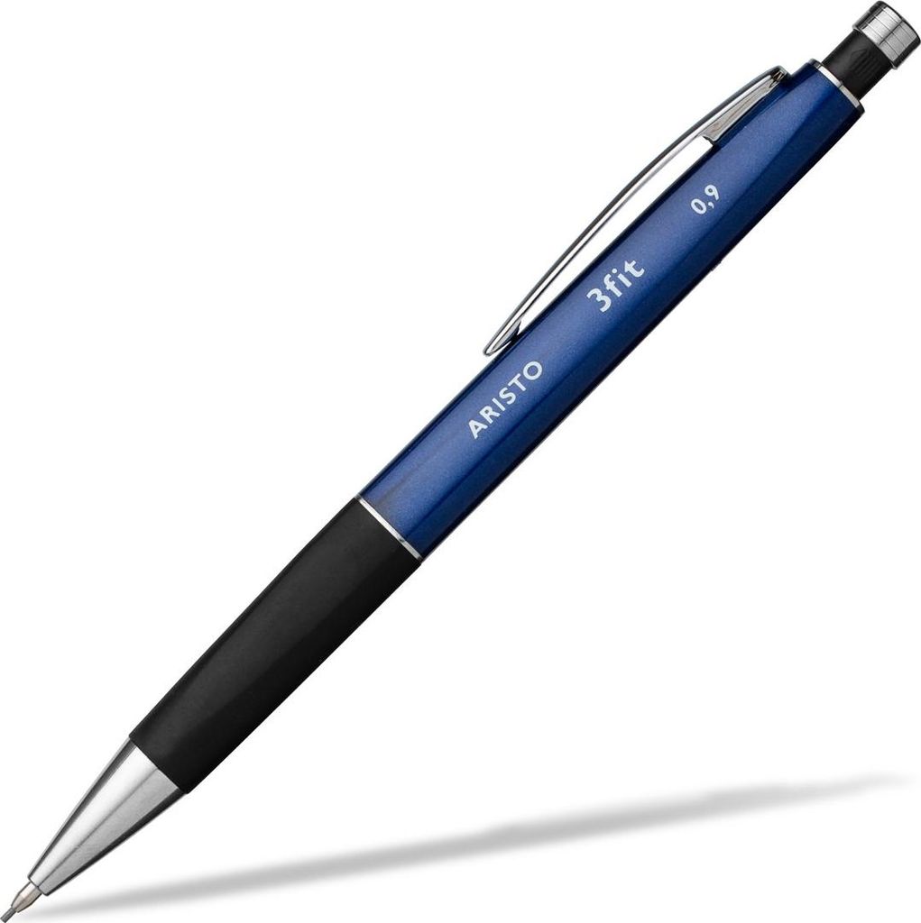 Aristo 3fit Feinminenstift metallblau 0,9 mm mit Dreikant-Griff gummiert