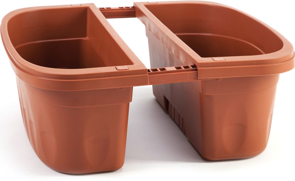 BAMA Závesný kvetináč na zábradlie KLUNIA, 40cm Barva: Obrázok produktu 