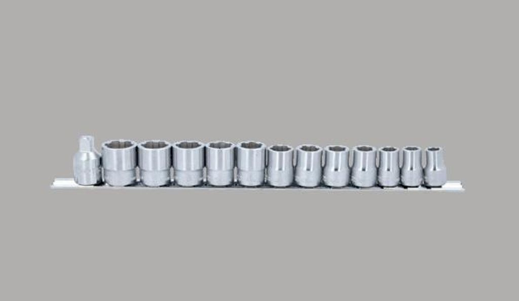 KS TOOLS Steckschlüsselsatz Knarenkasten 913.3930 Chrom-Vanadium-Stahl 10,7mm 700g