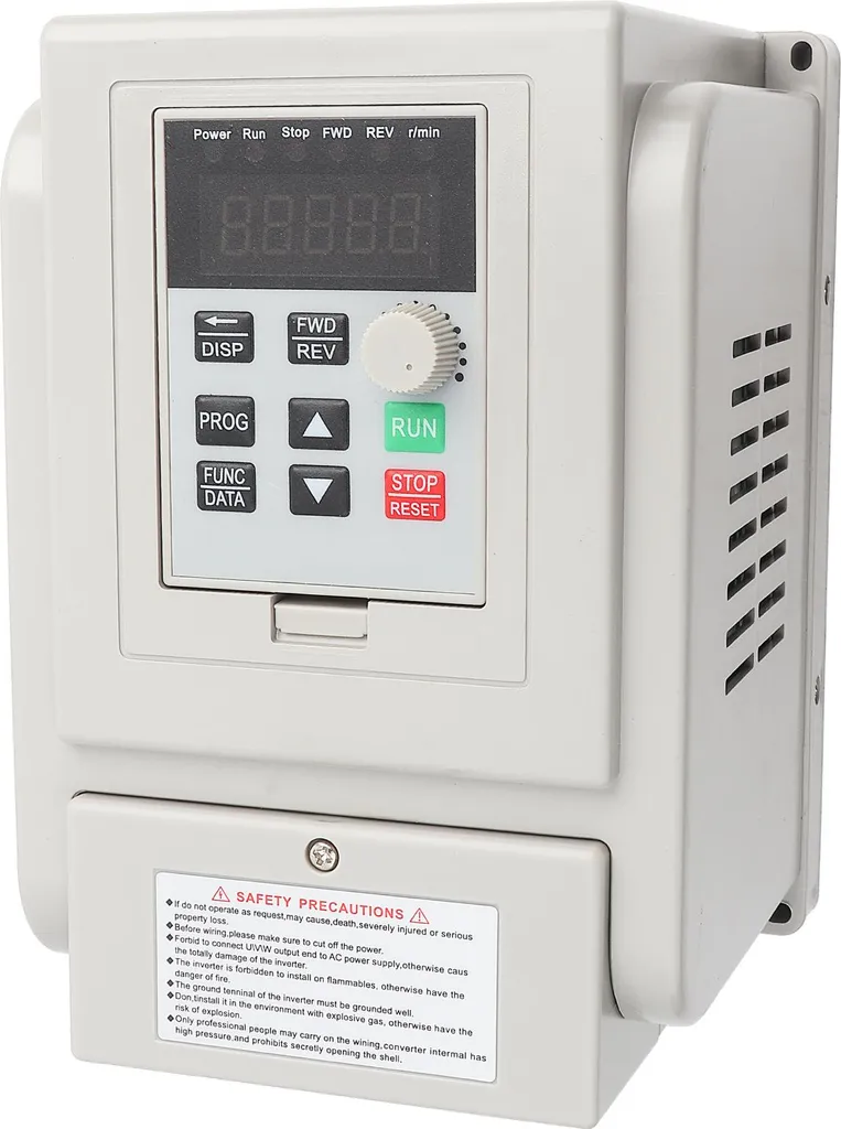 Convertisseur VFD 1.5KW 220V à Haute Performance pour Moteur AC 3Ph