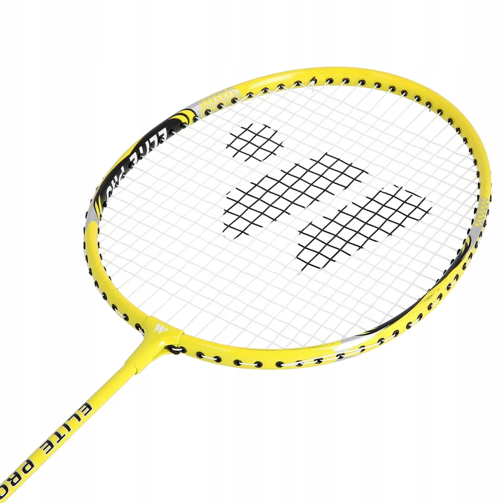 Badminton WISH Alumtec 4466 Jaune : Set de 2 Raquettes Performance