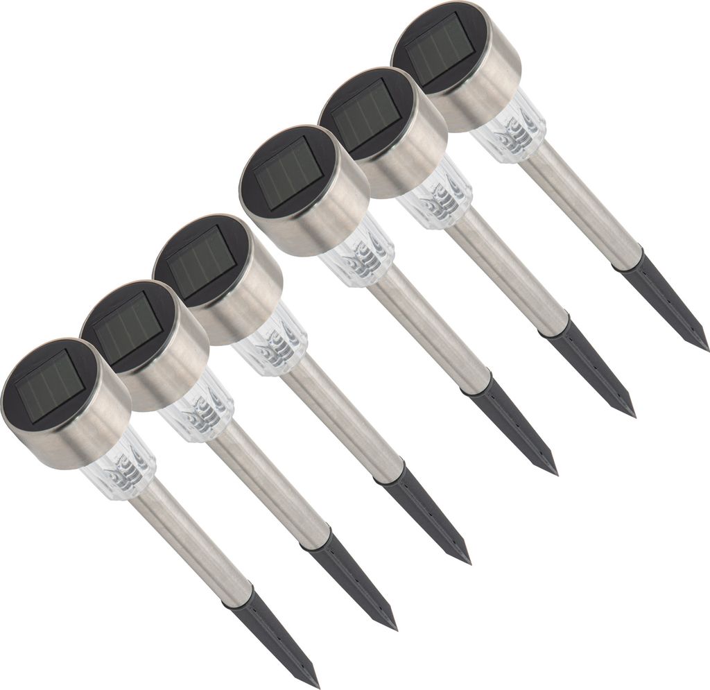 6x Solarlampe Gartenlampe Solarleuchte Gartenleuchte Bodenleuchte Solar Licht LED