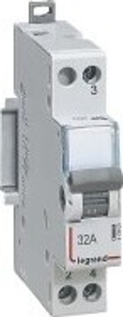 Legrand Wechselschalter CX3 mit Mittelstellung, 1 Wechsler 32A, Gebrauchskat. AC-22A, 1TE, 1 Stk.