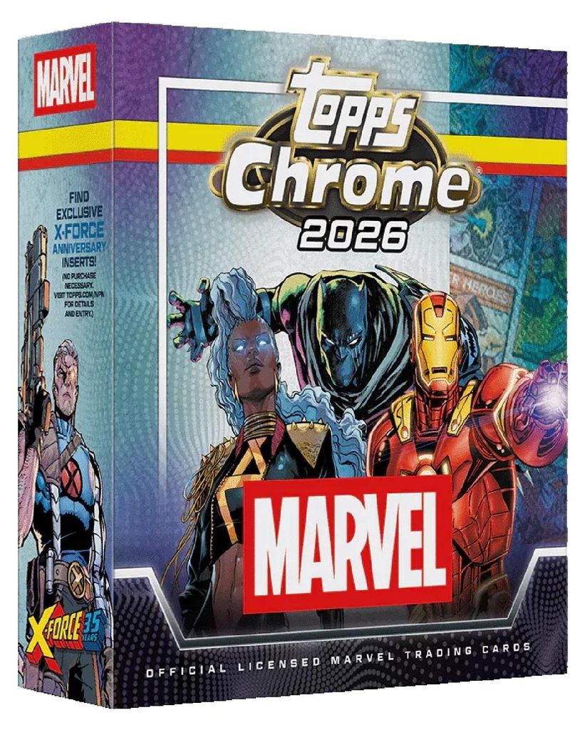 Topps Chrome Marvel Comics - Mega Box 2026 Produktbild 