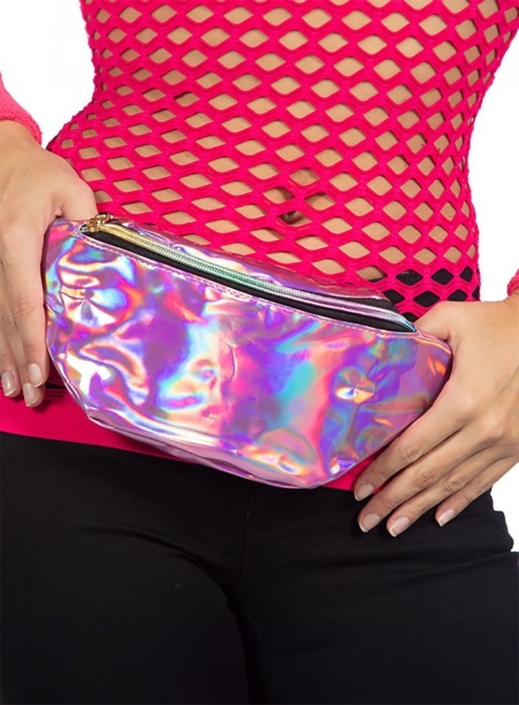 80er Bauchtasche pink - Karneval Faschingskostüm Produktbild 