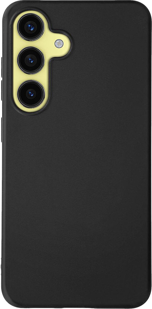 Mayaxess, Ultradünne Schutzhülle für Samsung Galaxy A35 aus weichem Silikon, Schwarz