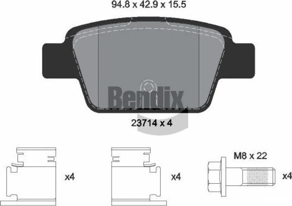 Finissez les Bruits de Freinage avec les Plaquettes BENDIX BPD1120 OE