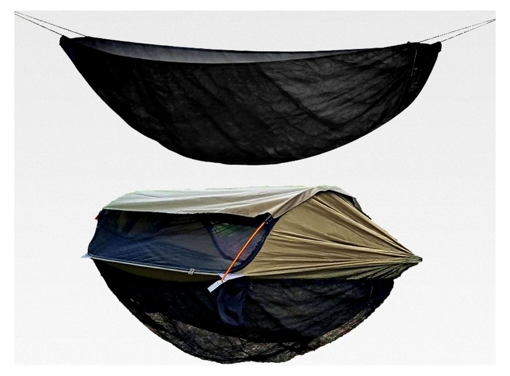 Hängematten - Verstellbares Ersatz-Maschennetz mit Aufbewahrungstasche - Überdachungsnetz für Balkon, Garten, Terrasse, Camping, Picknick, Wande...