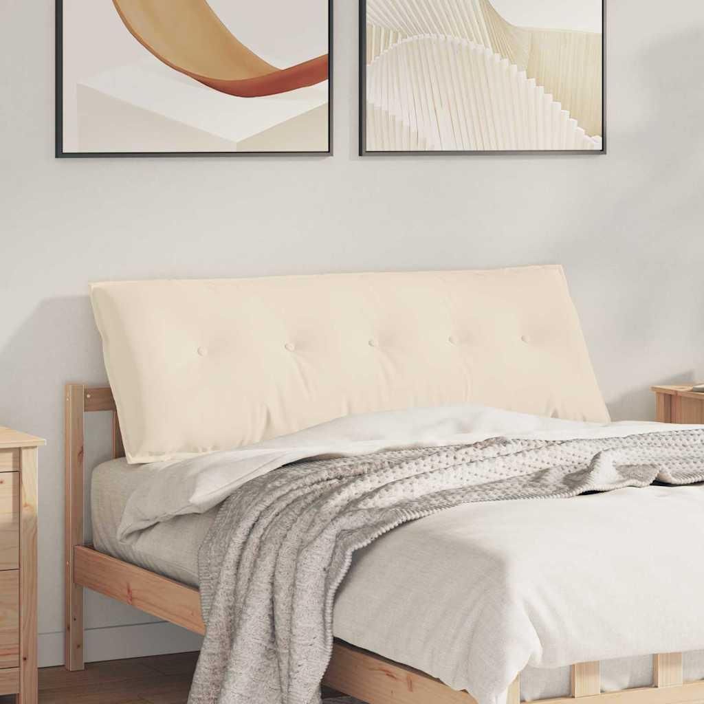 "Schlussverkauf" Rückenkissen/Stuhlkissen - Nur für Innenbereich - Beige 140x50 cm Mikrofaserstoff C8481