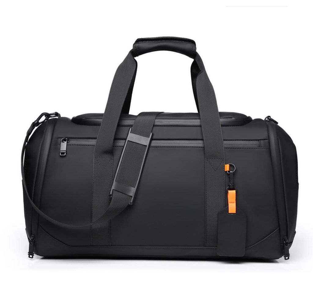 Black,Große Reisetasche für Damen und Herren, Handgepäck-Sporttasche mit viel Stauraum, Fitness- und Wochenendtasche, praktische Aufbewahrungs...