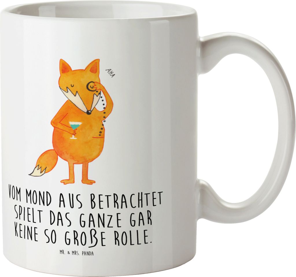 Mr. & Mrs. Panda Plastikbecher Fuchs Lord - Weiß - Produktbild 