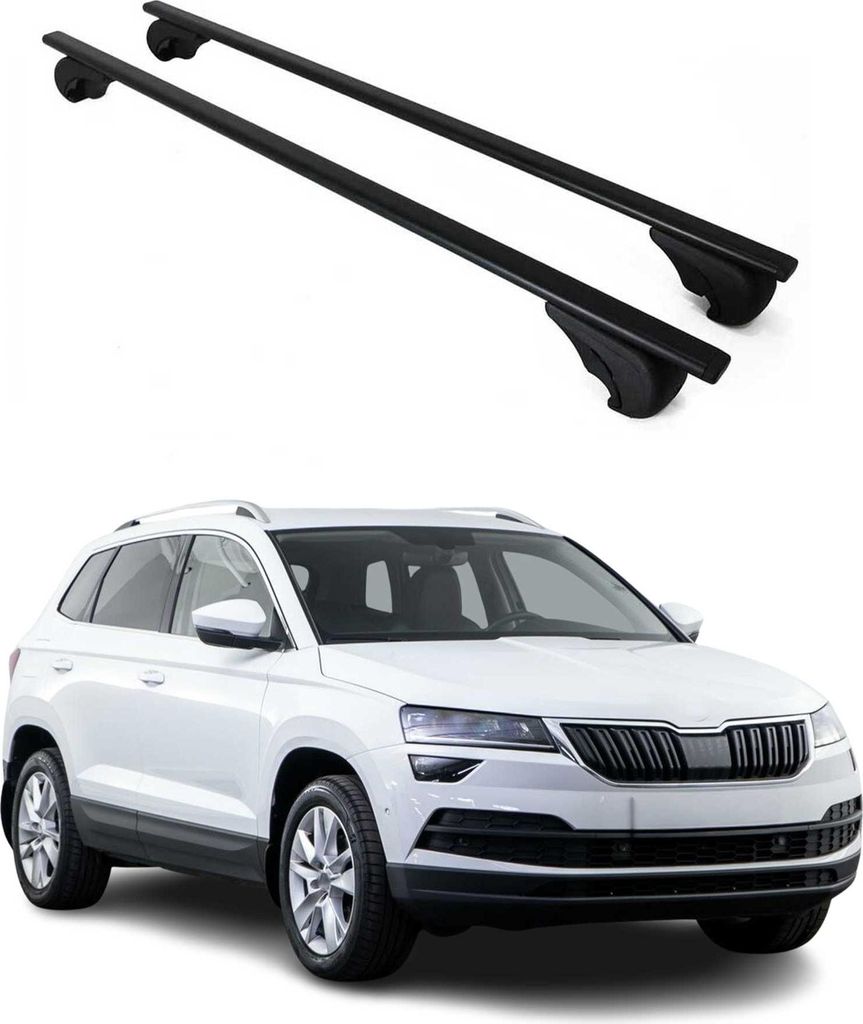 Dachträger Grundtäger für Skoda Karoq 2017-2025 75kg Metall Produktbild 