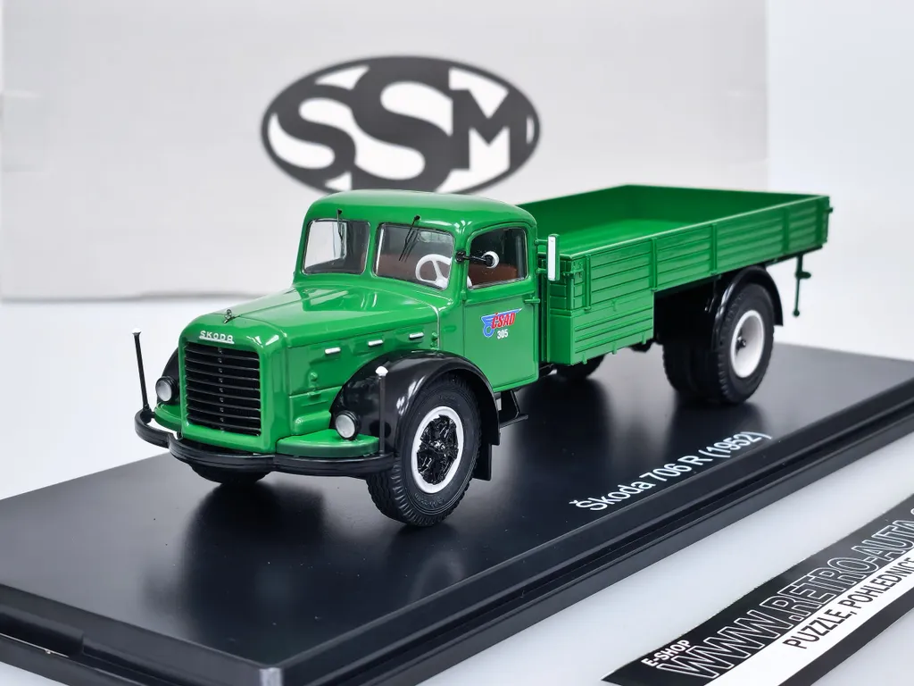 Skoda 706 R CSAD Wagon 1952 SSM 1:43 - Miniature de Collection Précise