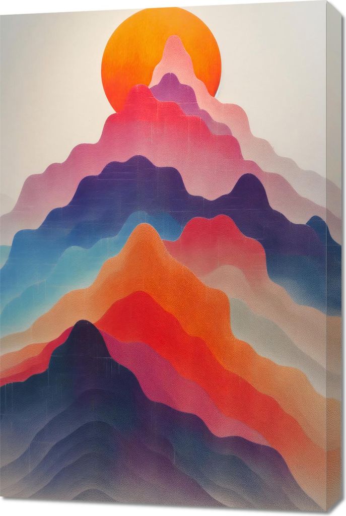 Bild 60x90cm Gama Berge