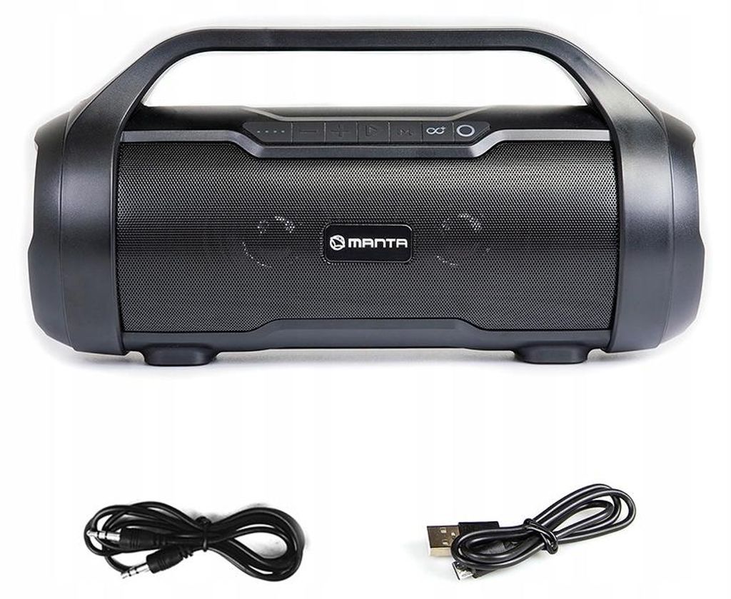 Bluetooth-Lautsprecher kabellos Boombox USB SD FM Manta Produktbild 