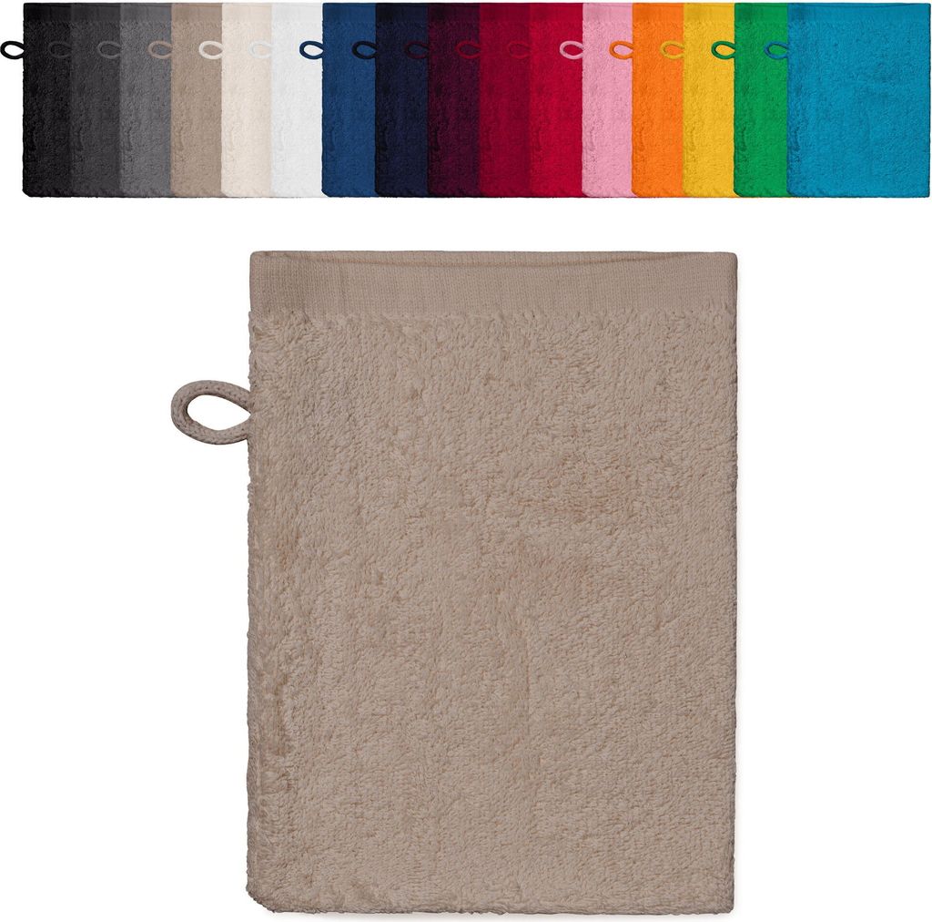 Waschhandschuh 15x21 cm Waschlappen 100% Baumwolle, Farbe: Produktbild 2