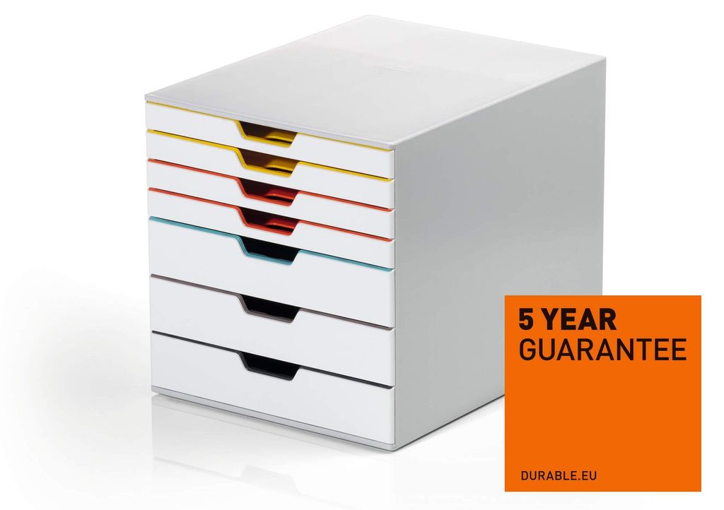DURABLE Zásuvkový box VARICOLOR® MIX 7, vícebarevné, 762727 Obrázek produktu 