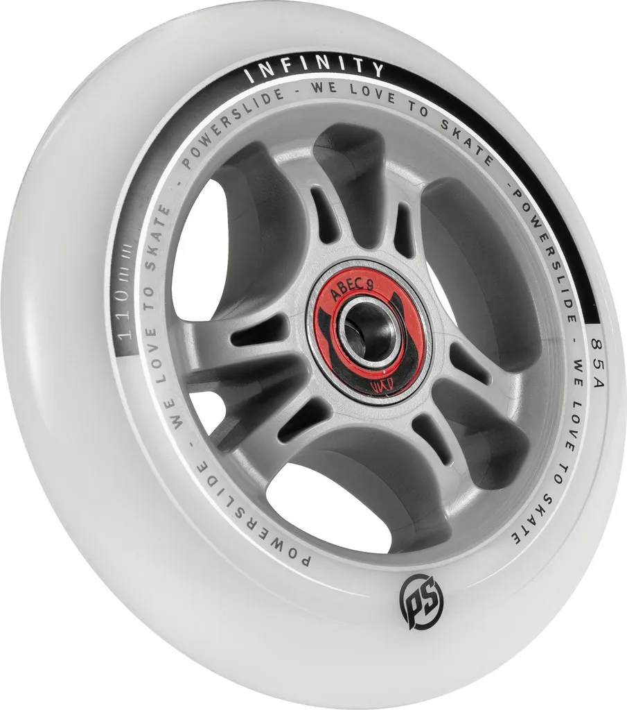 Roues Powerslide Infinity RTR 110mm avec roulements Abec 9 - Pack de 3
