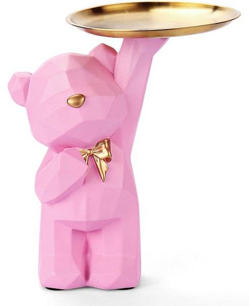 Berendienblad aus Hars in Rosa für Wohnzimmer, Büro