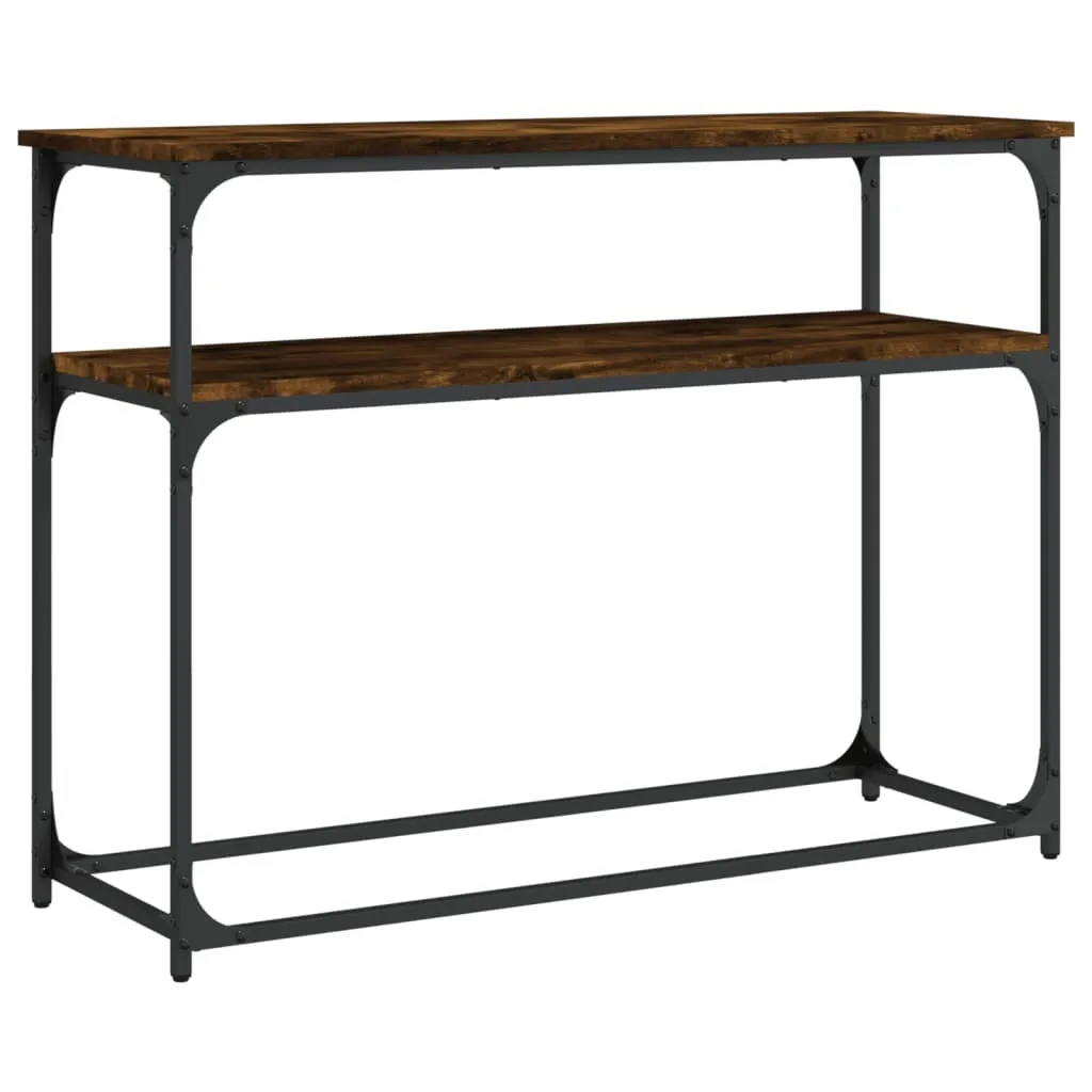 Mobile Consolle Rovere Fumé 100x35,5 cm - Sicuro e Pratico