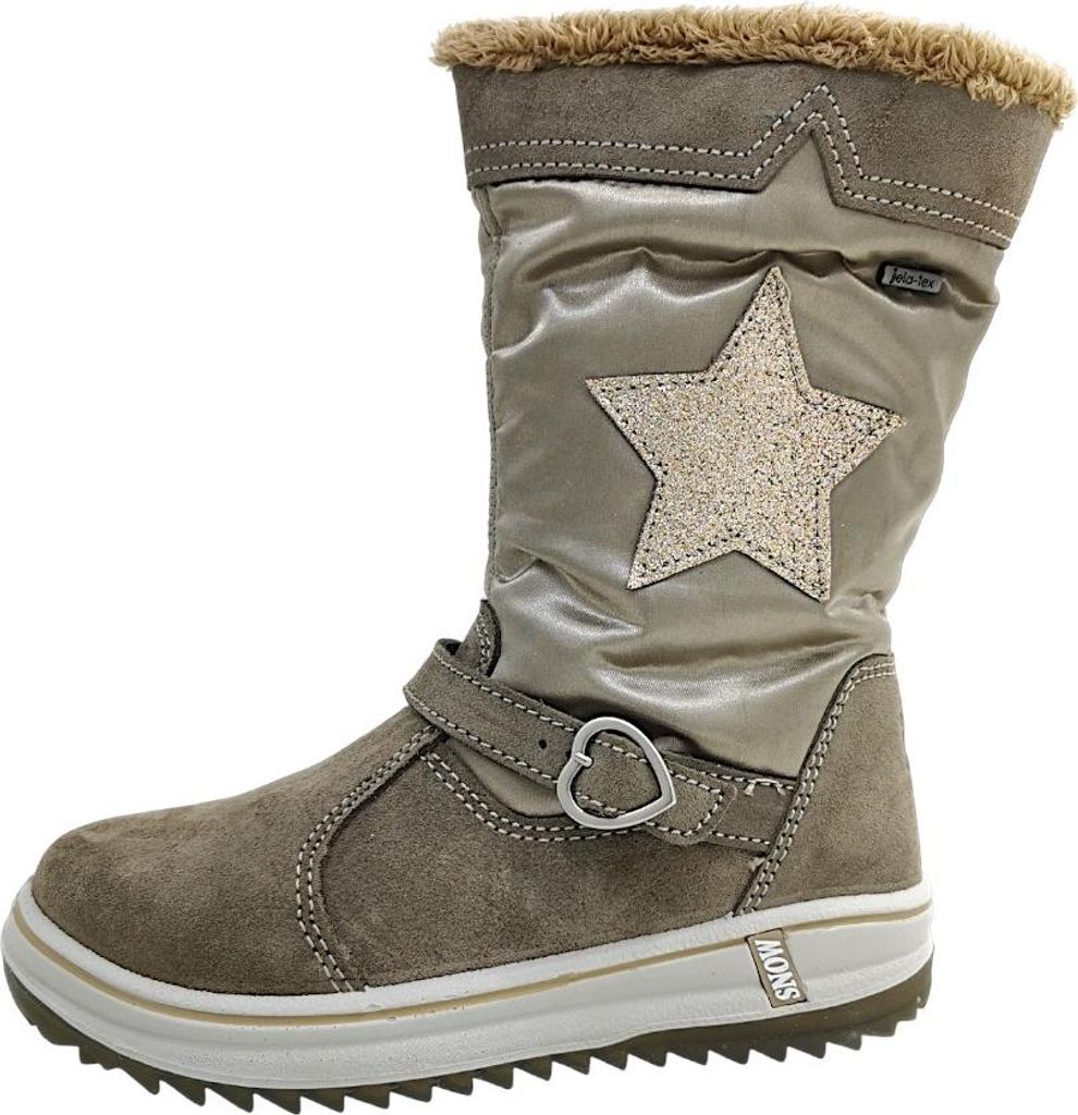 Jela Kinderschuhe Mädchen Winterstiefel Braun Freizeit, Schuhgröße:37 EU