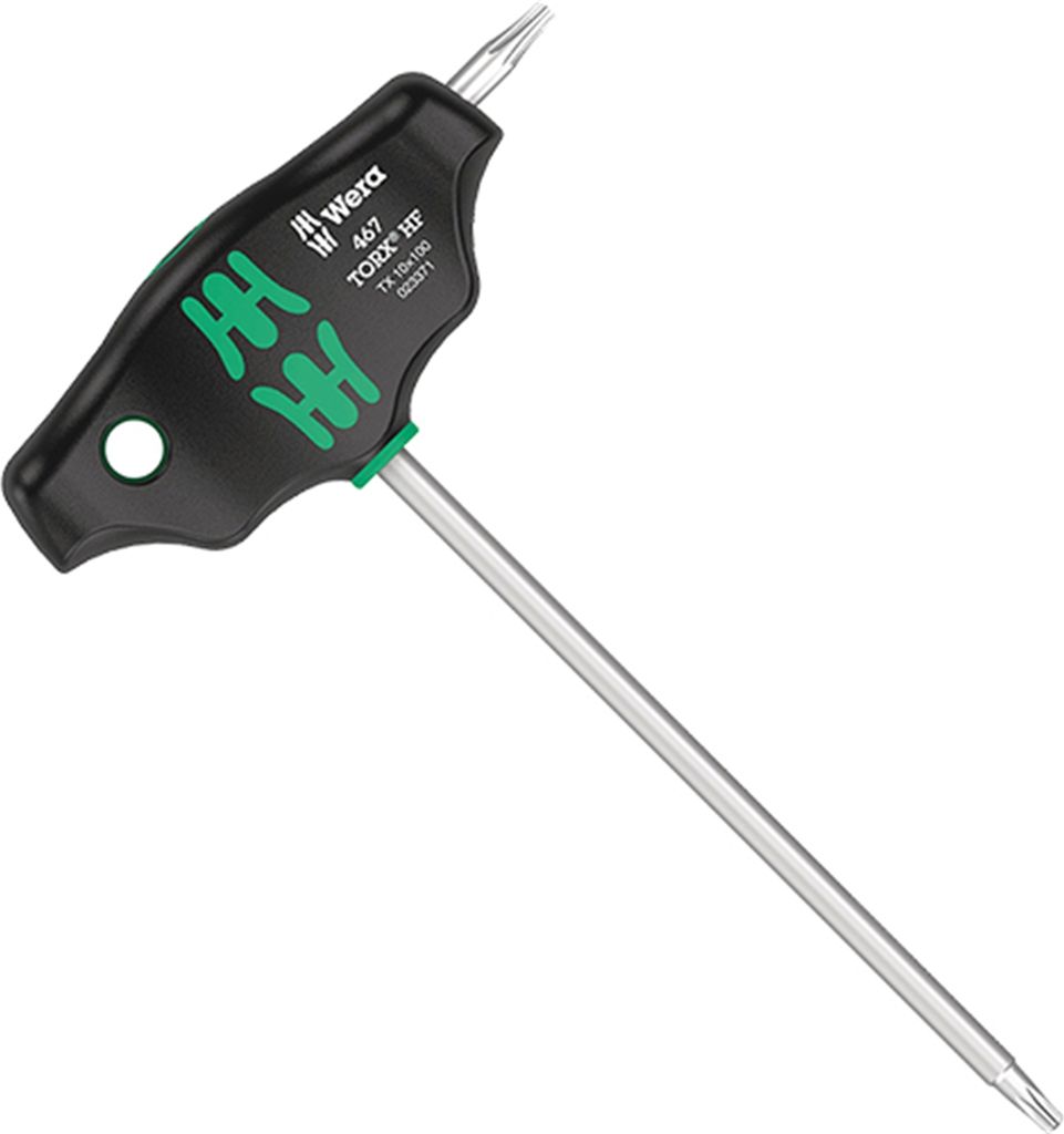 Wera 467 Torx Stiftschlüssel mit Quergriff HF TX10 Torxschlüssel