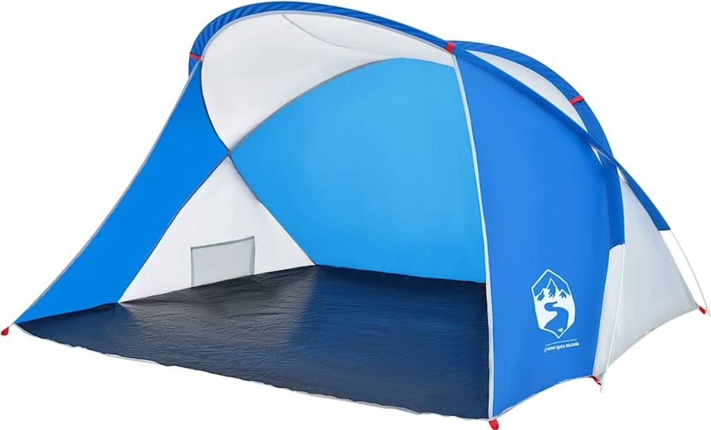vidaXL Plážový stan 2 osoby azure blue Pop-Up Waterproof Obrázok produktu 