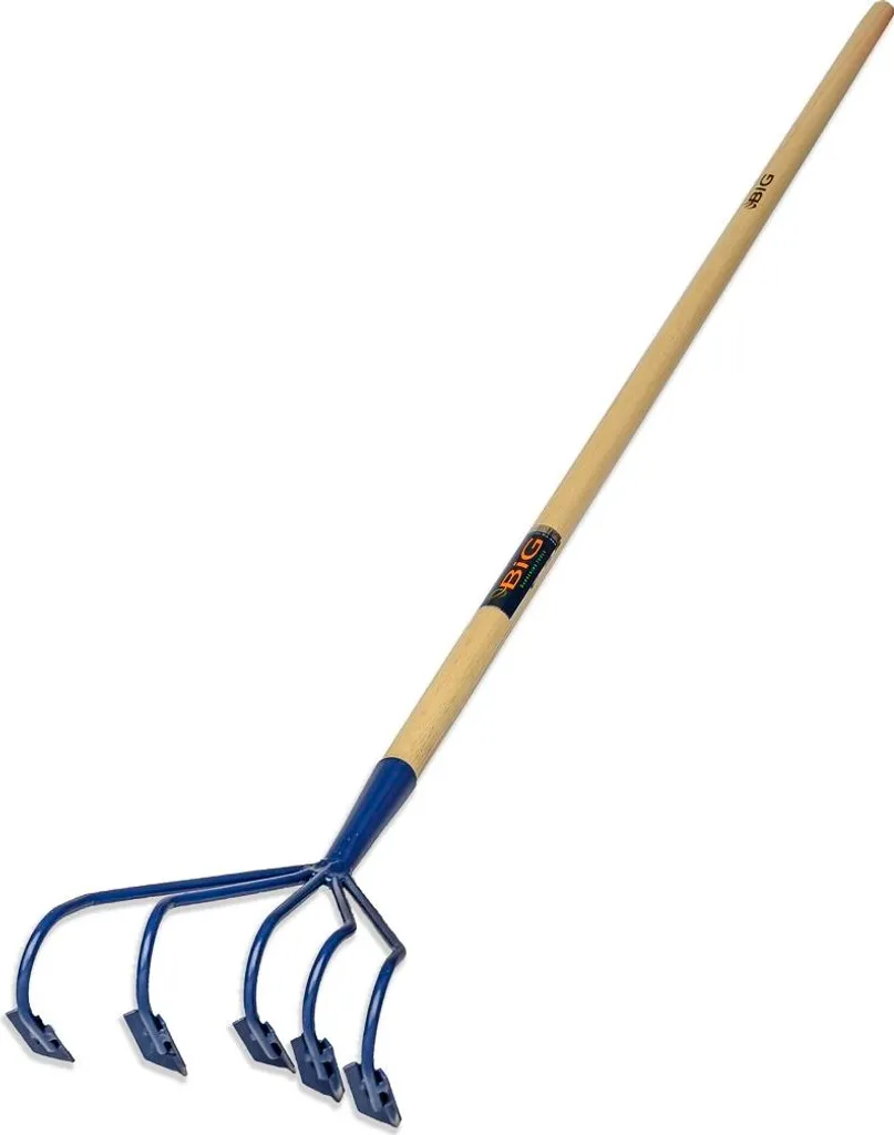 Coltivatore BIG-KR5 con Quote - 5 Denti per la Cura dell'Orto e Giardino