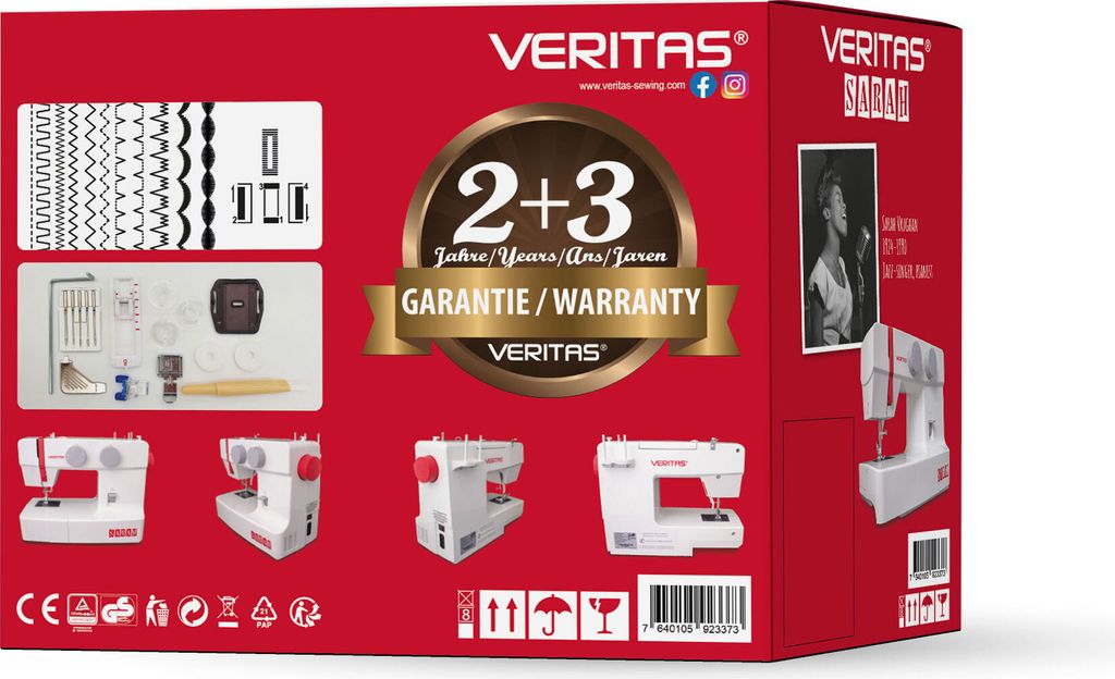 VERITAS Sarah Nähmaschine13 Stichprogramme Produktbild 