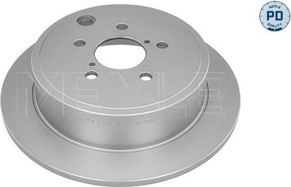 2x MEYLE Bremsscheibe 34-15 523 0006/PD hinten für TOYOTA GT 86 Coupe (ZN6_)