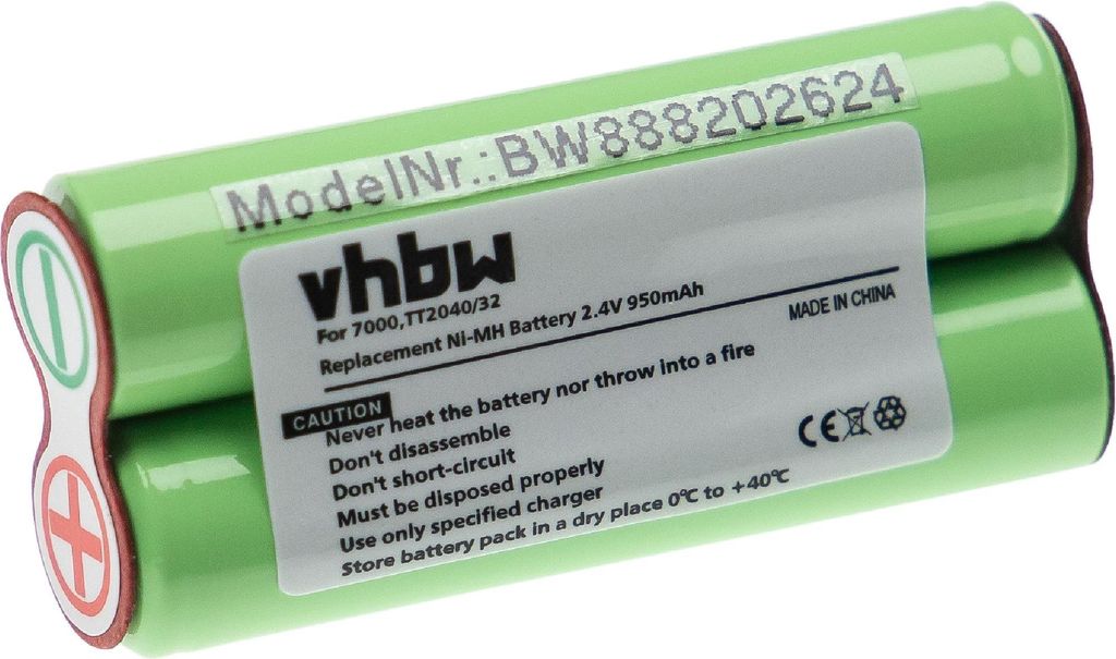 vhbw Akku kompatibel mit Philips Bodygroom TT2029, TT2040, Produktbild 