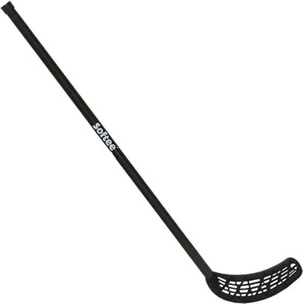 Raquette de floorball pour école et club – Softee 80 cm Argent robuste