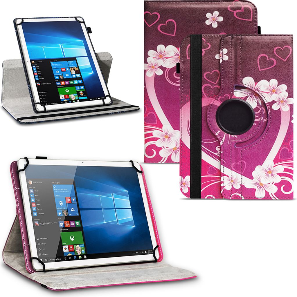 Universal Tablet Tasche 10 10.1 10.3 10.4 10.5 11 Zoll Hülle Schutzhülle DrehbarFarben:Motiv 2