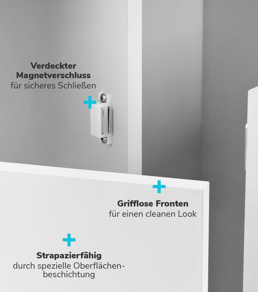 mokebo® Wäscheschrank in Weiß 'Der Wäschehüter', Produktbild 8