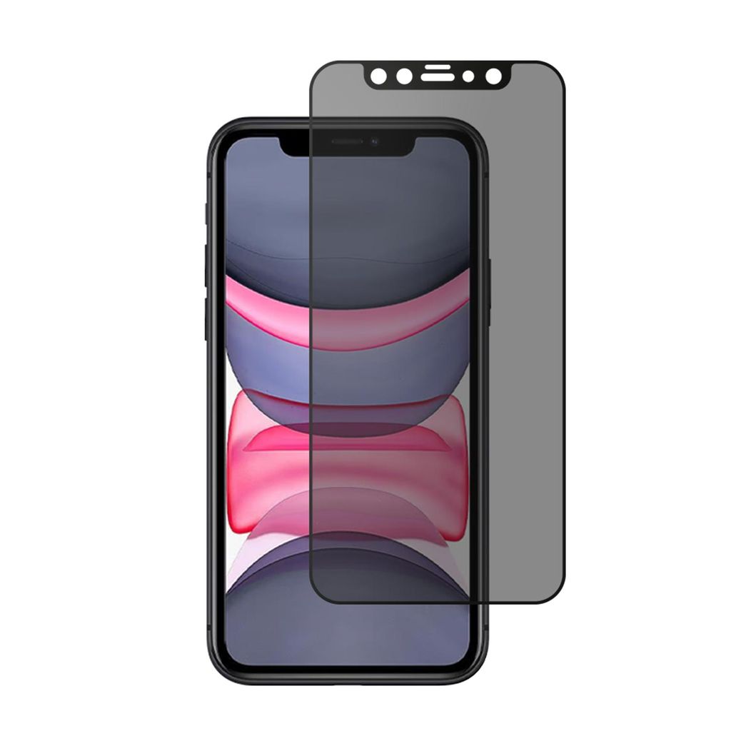 alkaya. iPhone XR/11 Displayschutzglas Privacy, Panzerglas, Schutzfolie
