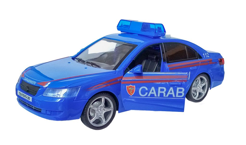 CARABINIERI Modellauto 24cm mit Licht Sound & Friktion Polizei Auto Spielzeugauto 62