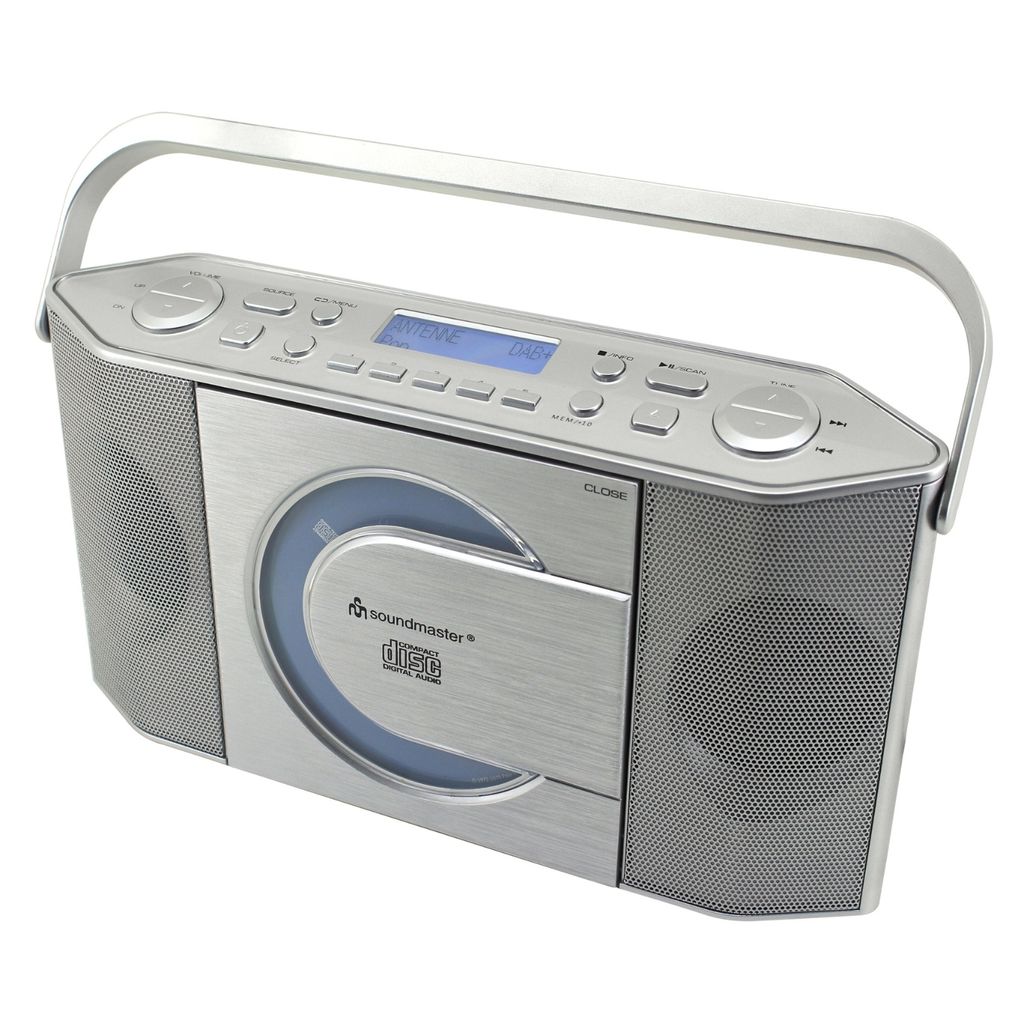 Soundmaster RCD1770SI tragbares Radio mit CD-Player digital Produktbild 