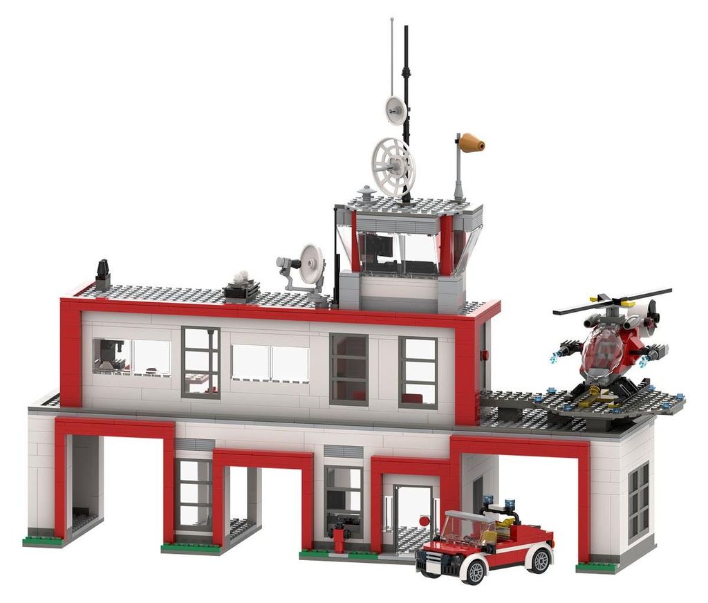 Schäfer Toy Company GmbH BRIXIES Plus Feuerwehr Station / Fire st