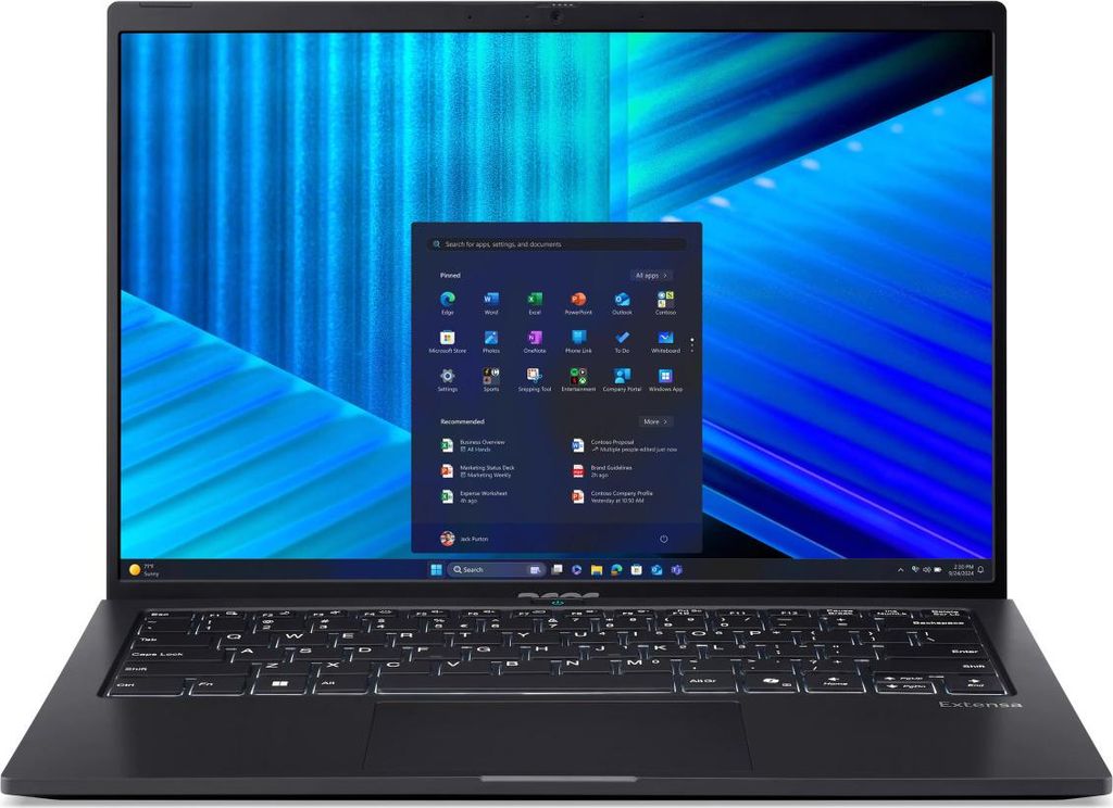 Acer Extensa EXO14-71-70DG, Intel Core Ultra 7, 35,6 cm (14"), 1920 x 1200 Pixel, 16 GB, 512 GB, Windows 11 Pro