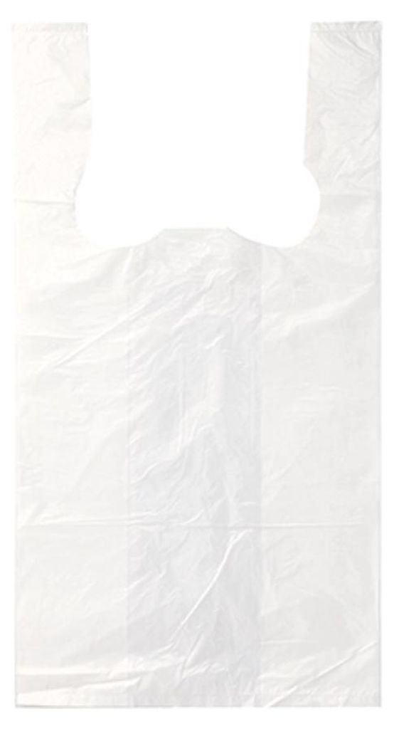 Starpak 200 Hemdchen-Tragetaschen, HDPE 50 cm x 26 cm x 16 cm weiss | Folie (200 Stück)