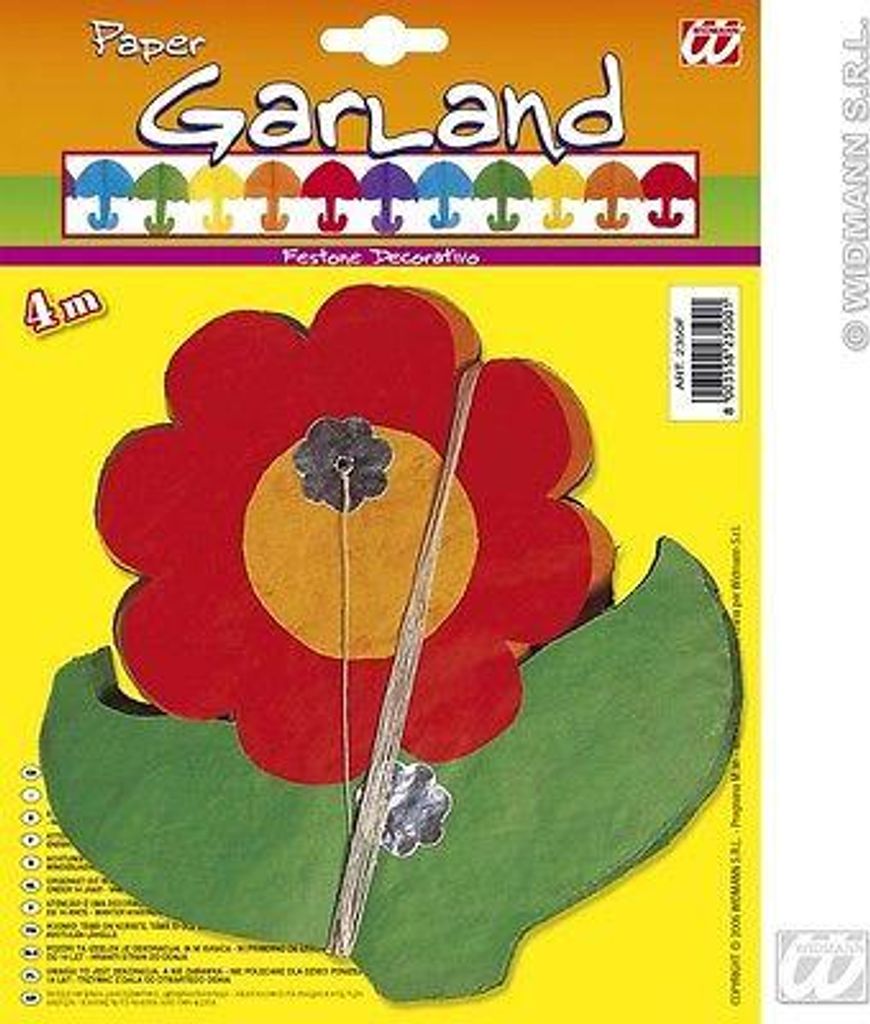 Papier Girlande Blume