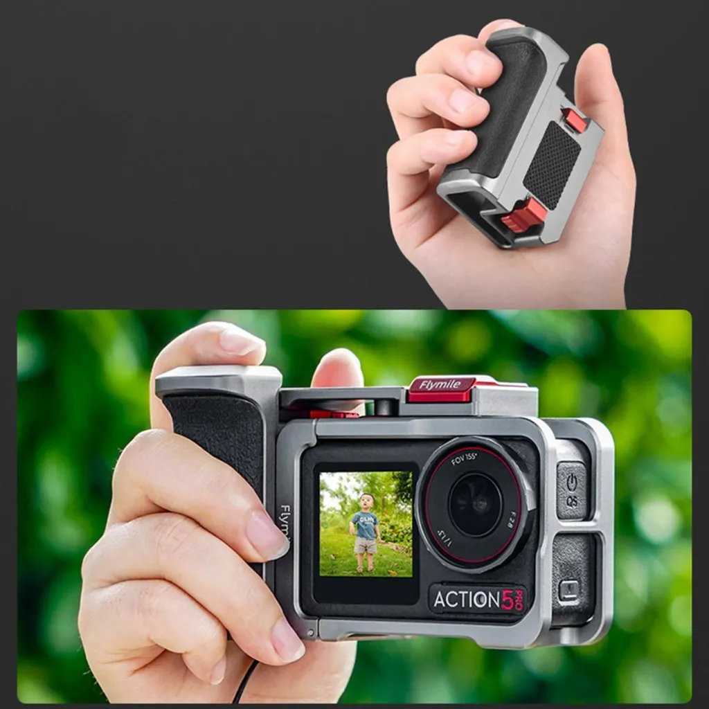 Support de Stabilisation Vlogging pour DJI Action 4/3 avec Poignée