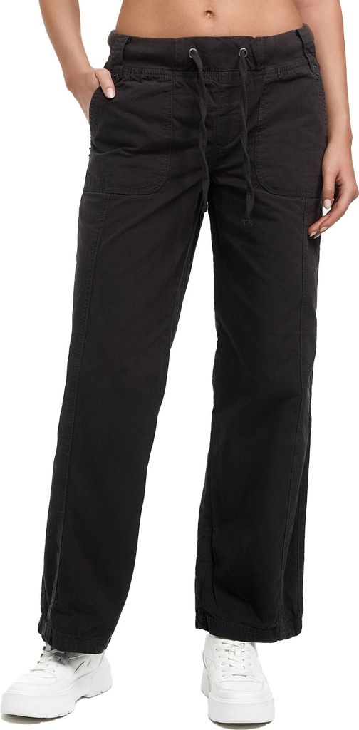 Tazzio Damen Stoffhose Straight Fit F601 (Anthrazit, S)