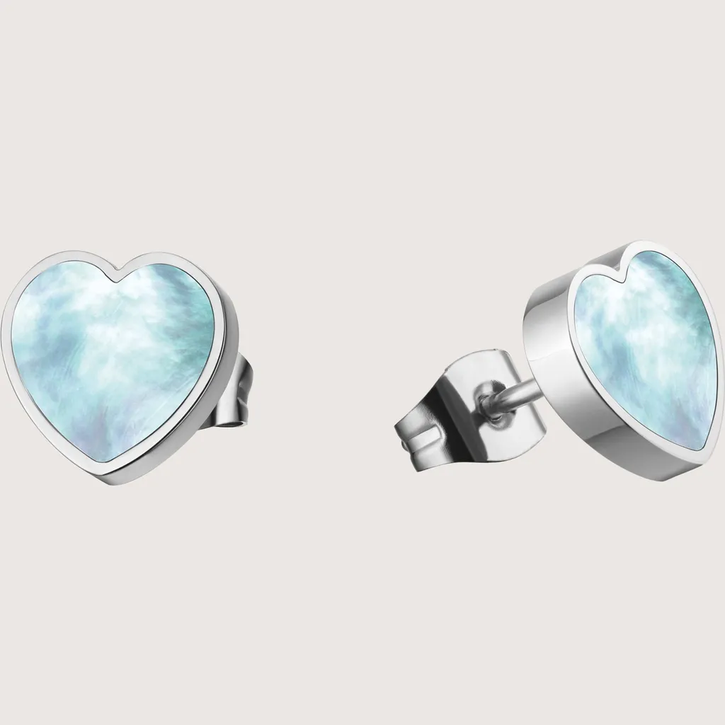 Orecchini Bering 715-17-05 Cuore Acciaio - Resistenti e Anallergici