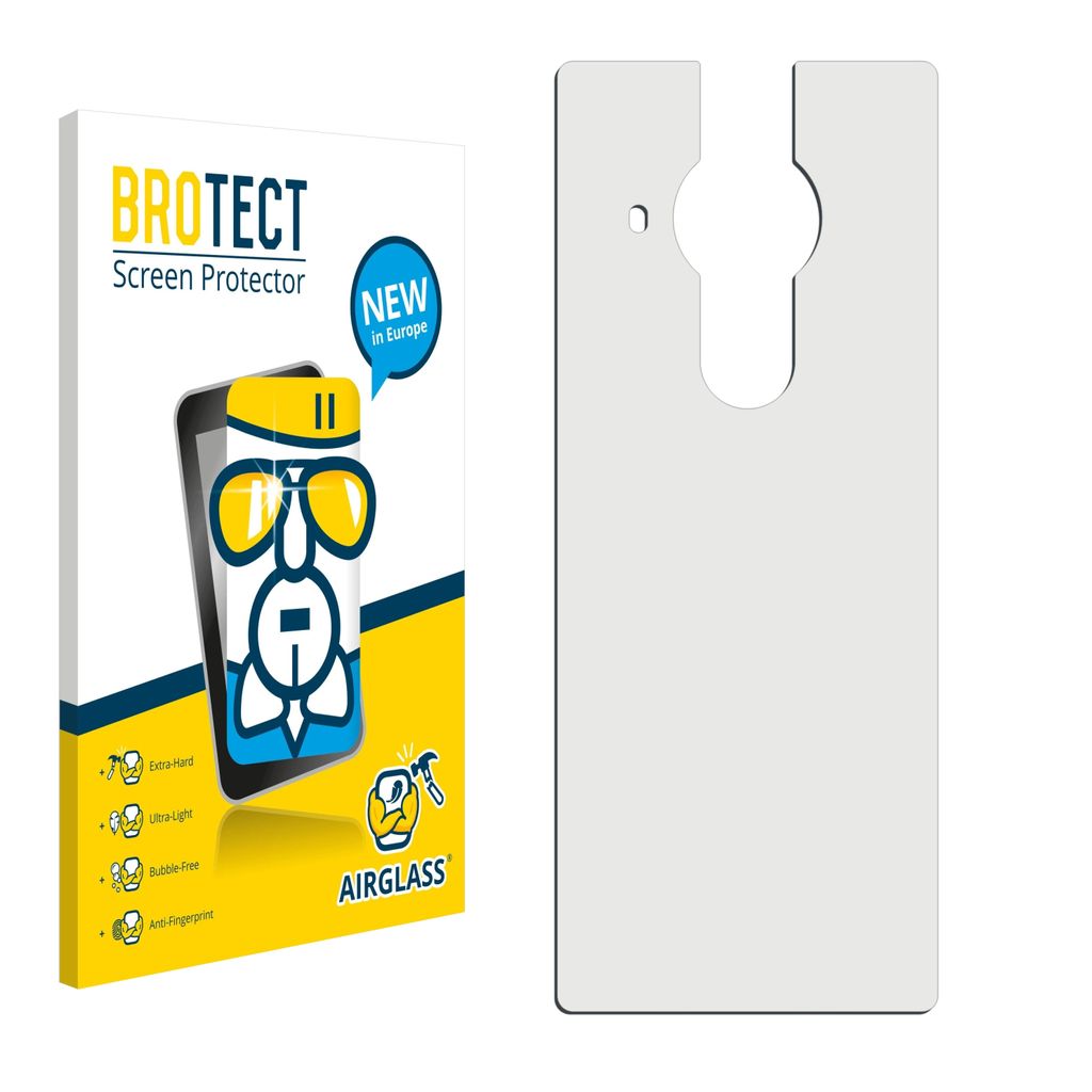 BROTECT Schutzglas für Sony Xperia Pro-I (Rückseite) Schutzfolie Panzer Folie Glas Display Schutz klar