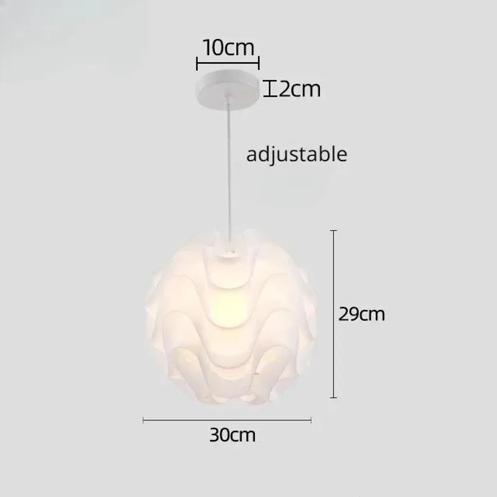 Lampe suspendue B1 design élégant et lumière tricolore LED moderne