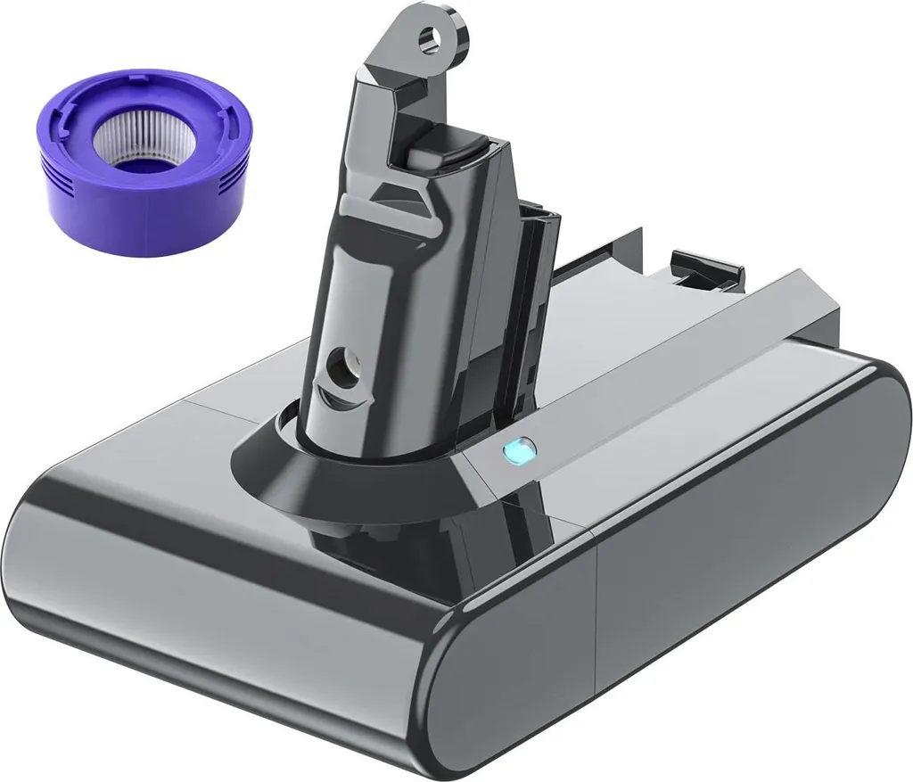 Batterie de Rechange Dyson V6 de 6000 mAh Li-Ion 21,6V pour Série DC62