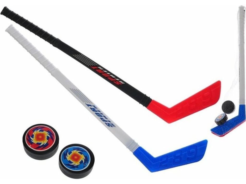 Hockeyschläger Set 57 cm, 2 Stück, leicht, aus Kunststoff, Produktbild 